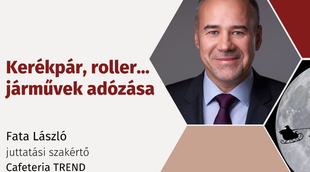 BeneFits LIVE: Közlekedési eszközök adózása