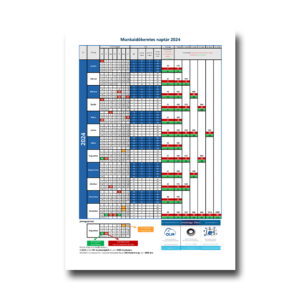 Munkaidőkeretes munkaügyi naptár 2024 - Munkaügyi Fórum