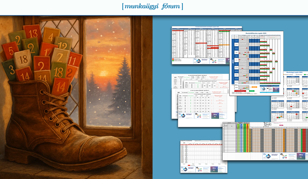 Megérkeztek a 2026-os munkaügyi segédanyagok – a Mikulás idén is hozott ajándékot!
